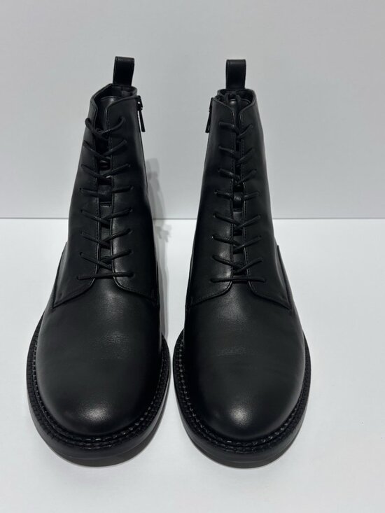 Vince Men’s Cabria Black Leather Lug Sole Combat Boots, Size 11 M main image 4